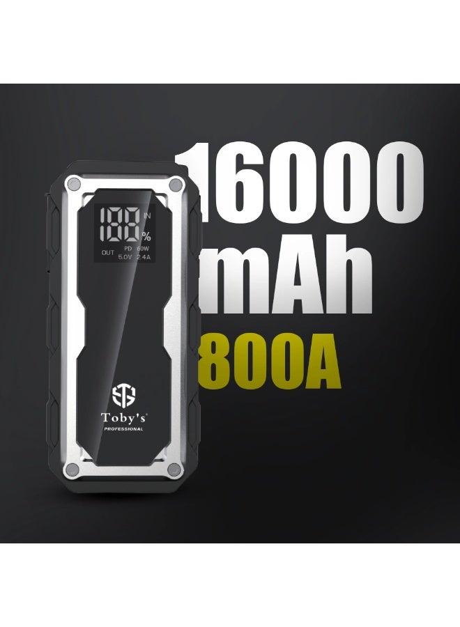 توبيز جهاز تشغيل بطارية السيارة Toby’s X15 بقوة 2200 أمبير وباور بنك محمول - Image 4